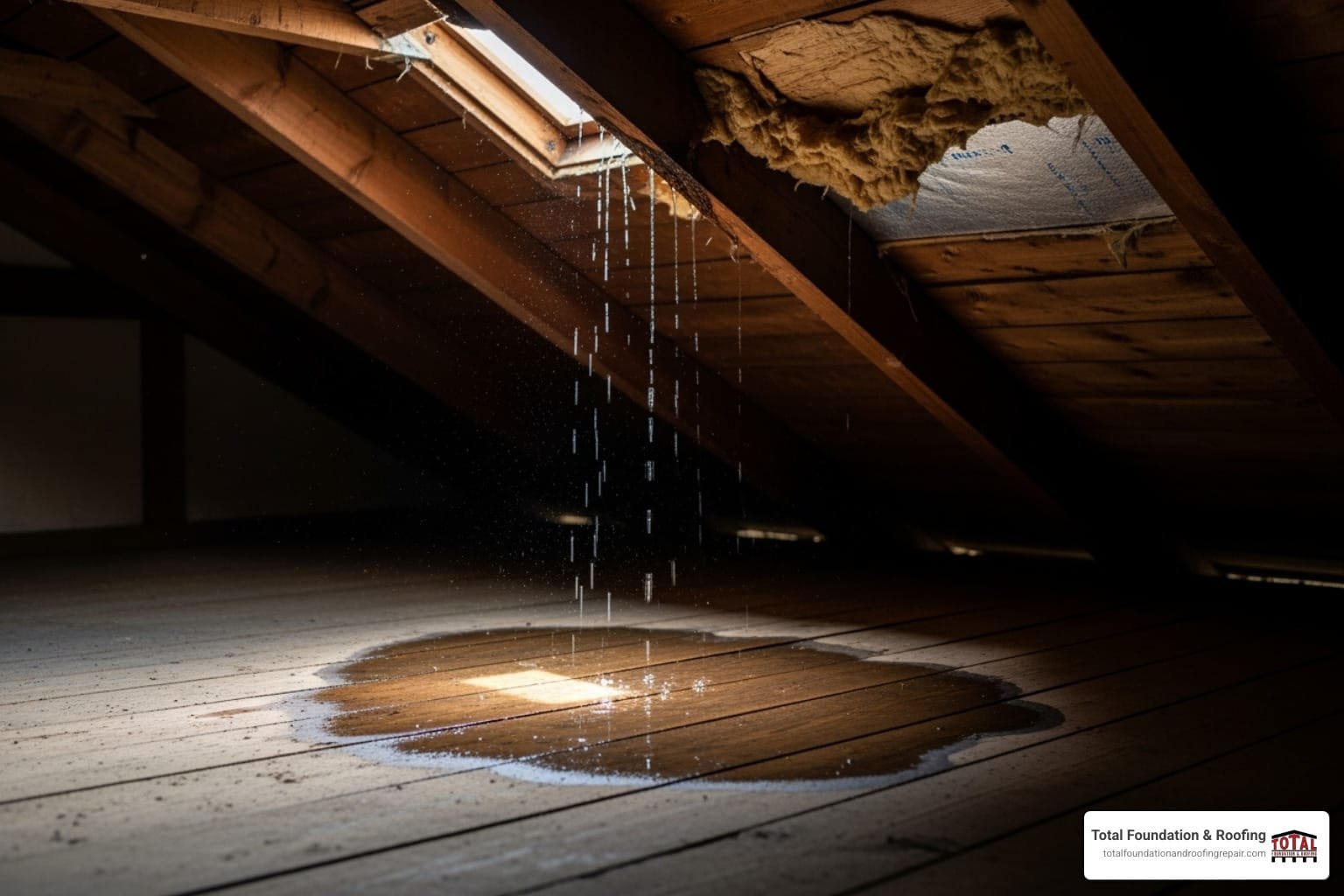 Drip, Drip, Uh Oh: Solving Your Attic Water Woes - Total Foundation ...
