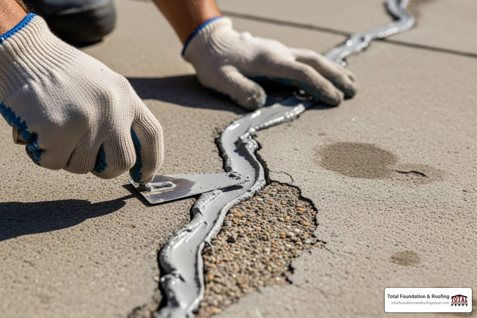 Don't Drive Yourself Crazy: Easy Concrete Driveway Patching - Total