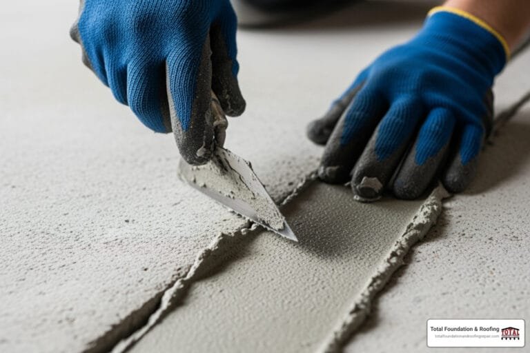 patching concrete floor