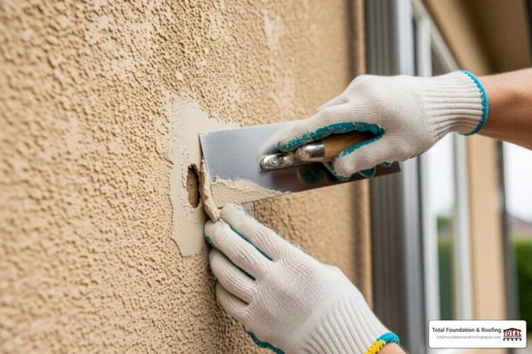 patching stucco holes