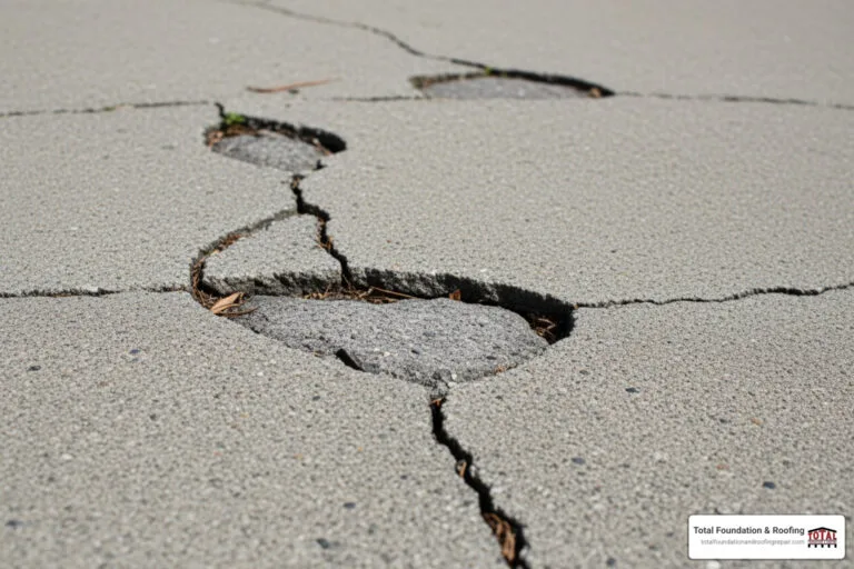 best way to fill concrete holes