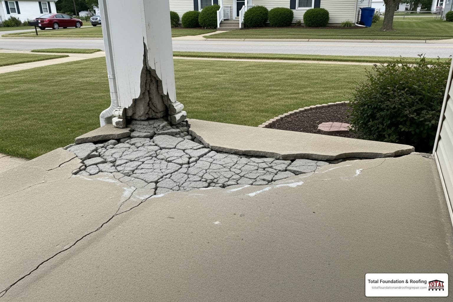 concrete porch replacement