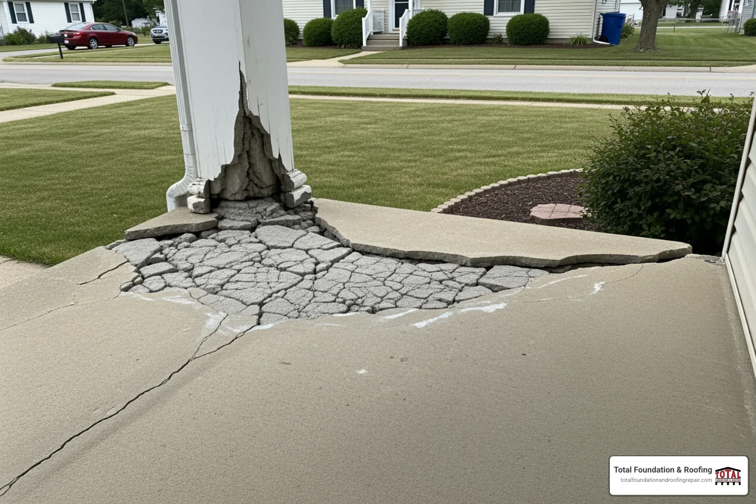 concrete porch replacement