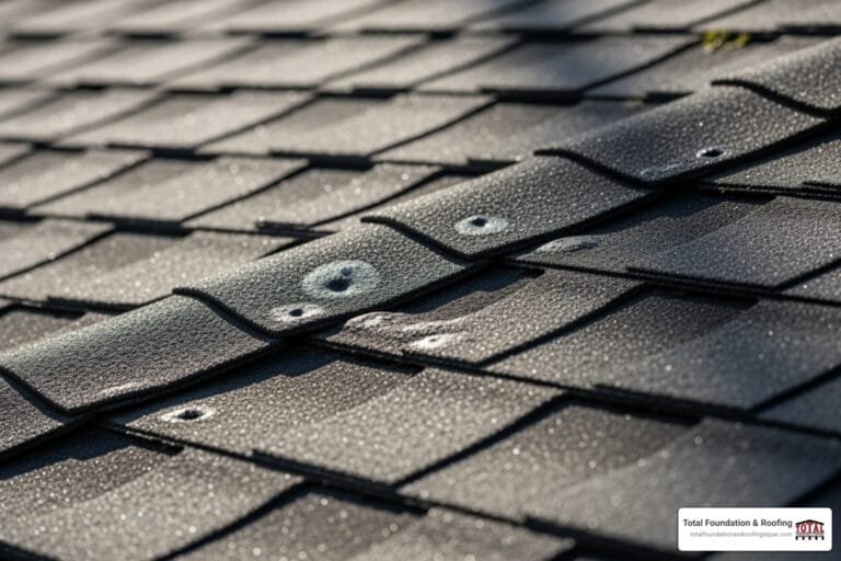 minor hail damage roof