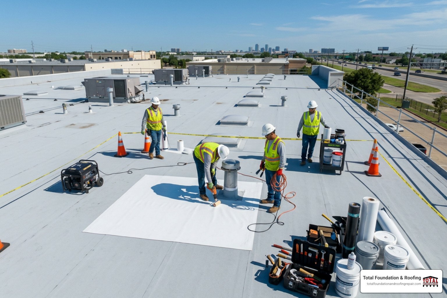Flat roof repair cost