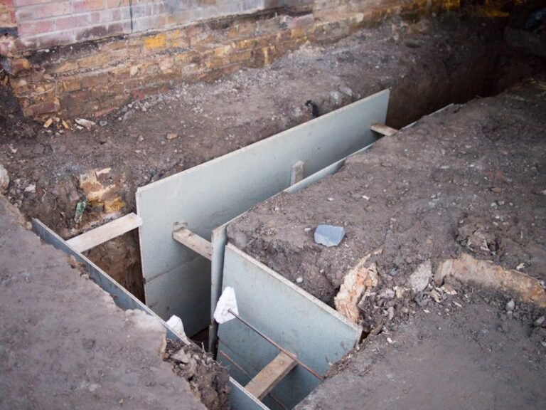 drainage system installation