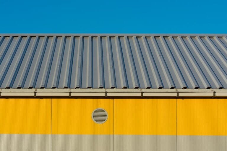 standing seam metal roof on modern home