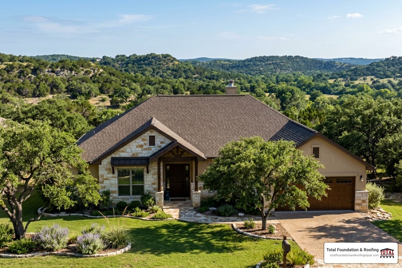 Kerrville residential roofs Texas Hill Country home - Kerrville residential roofs