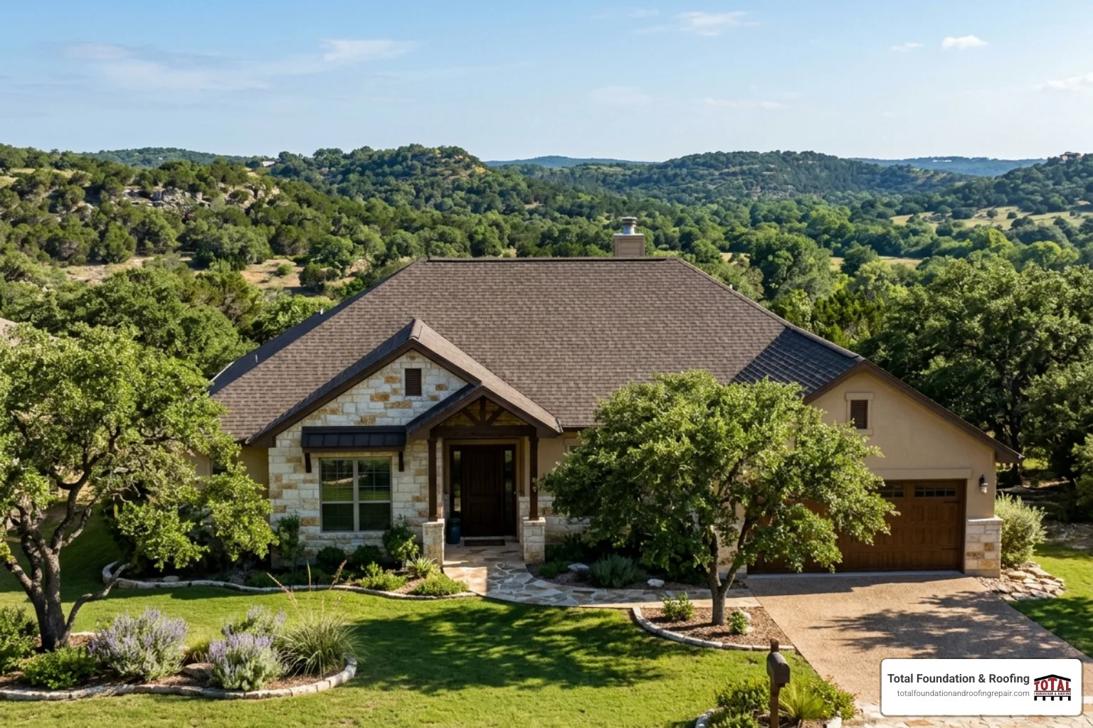Kerrville residential roofs Texas Hill Country home - Kerrville residential roofs